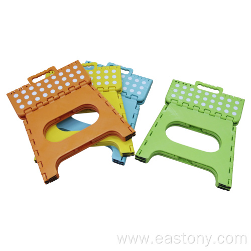 A Plastic Folding Step Stool